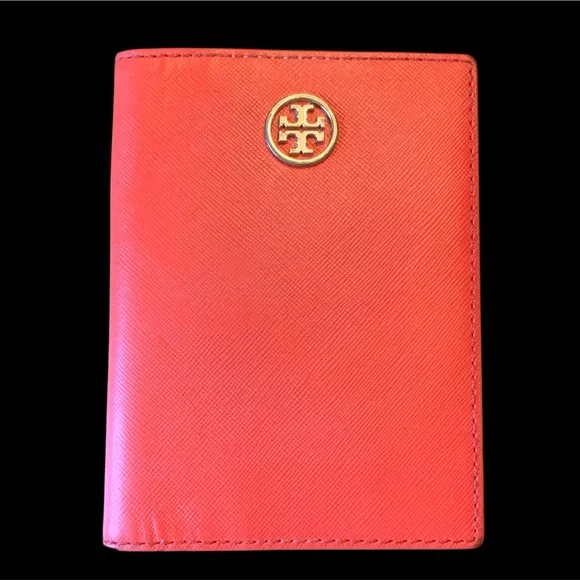 Tory Burch Bright Red Wallet - EUC - Picture 1 of 6